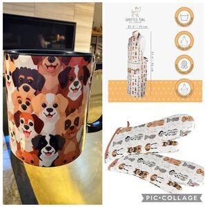 Spotted Dog Gift Set - apron, mug and kitchen mits